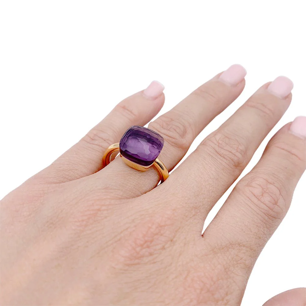 Bague Pomellato,"Nudo Maxi", améthyste. - Image 5