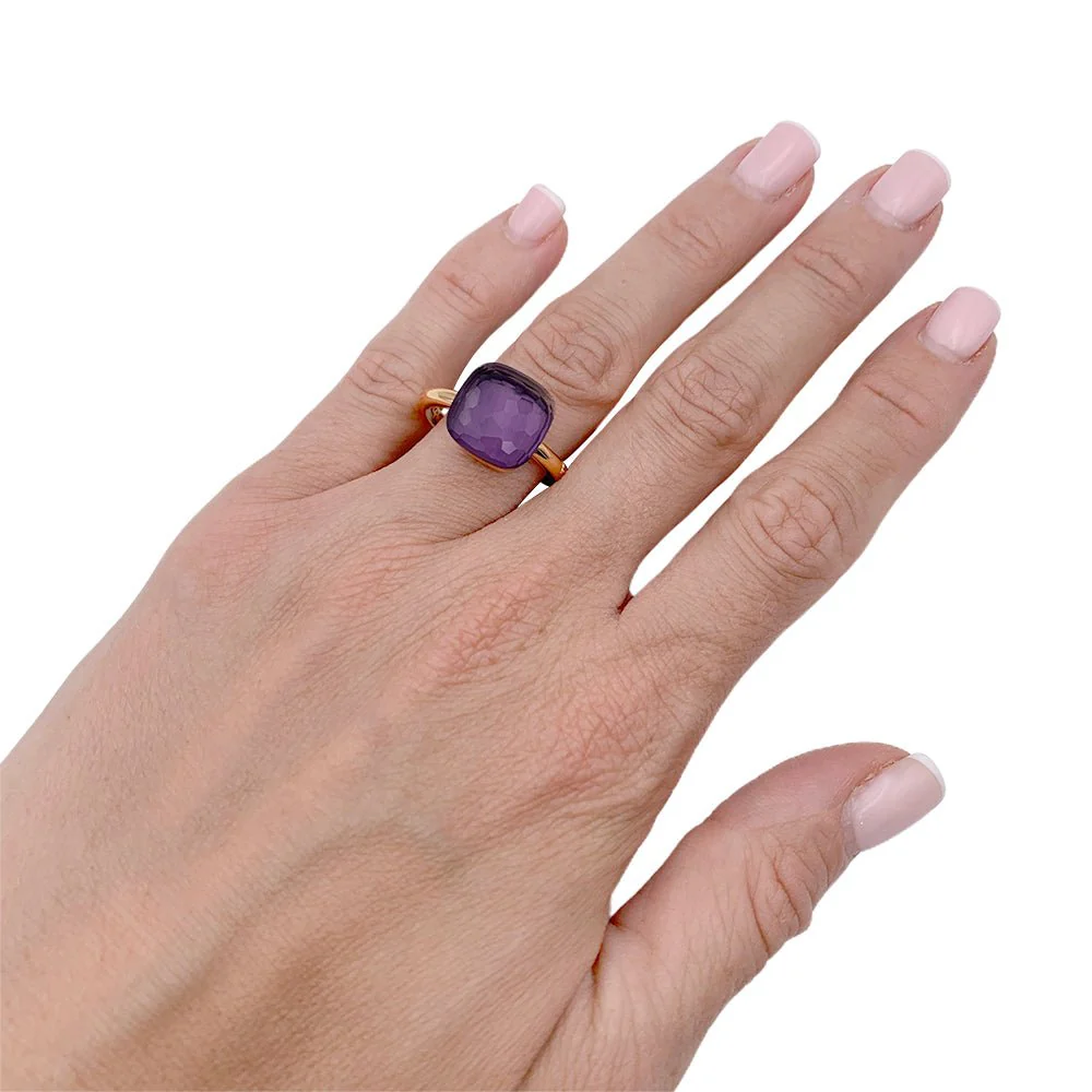 Bague Pomellato,"Nudo Maxi", améthyste. - Image 6