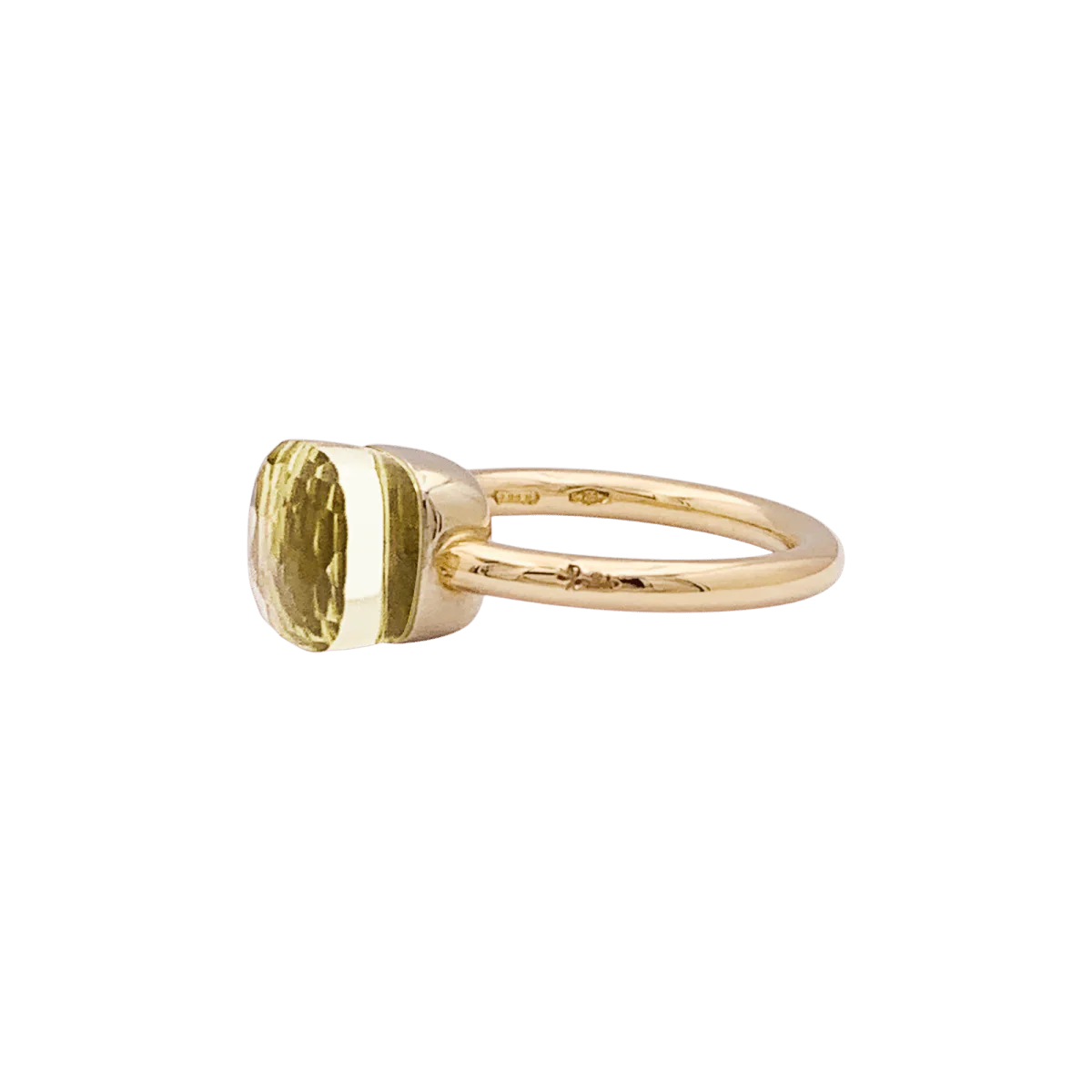 Bague Solitaire POMELLATO "Nudo" en or blanc, or rose et quartz - Image 3