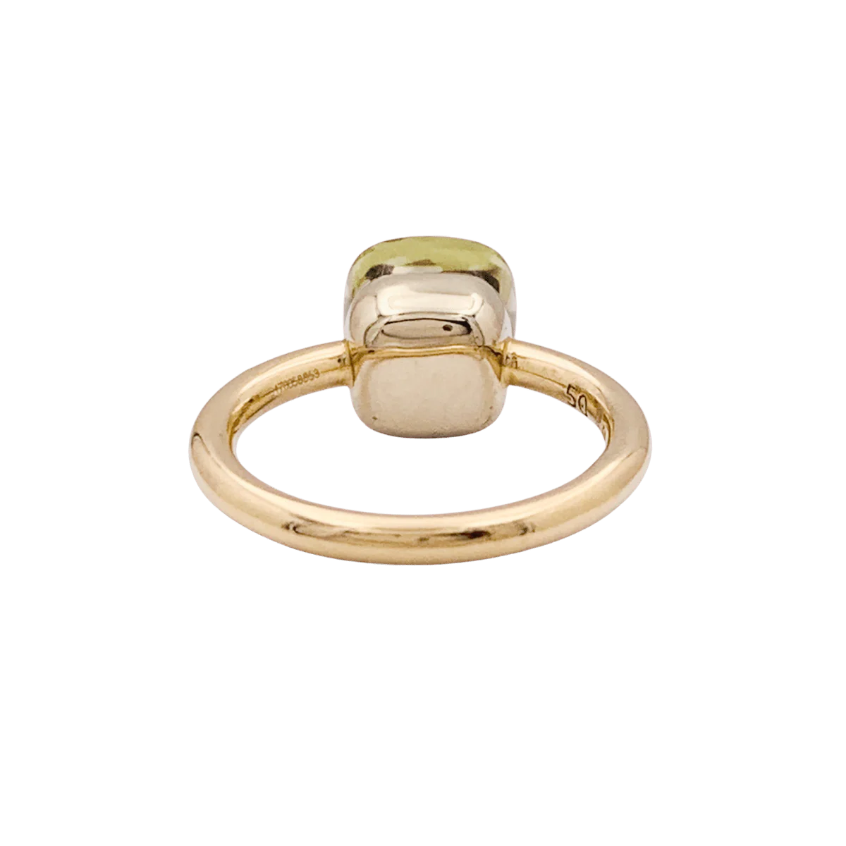 Bague Solitaire POMELLATO "Nudo" en or blanc, or rose et quartz - Image 4