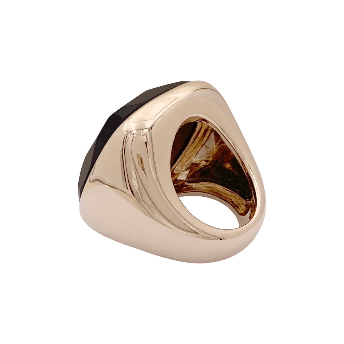 Bague Cocktail POMELLATO "Victoria" en or rose et jais - Image 4