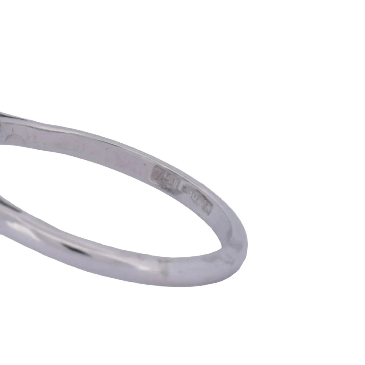 Bague Pompadour en or blanc et diamants - Image 5