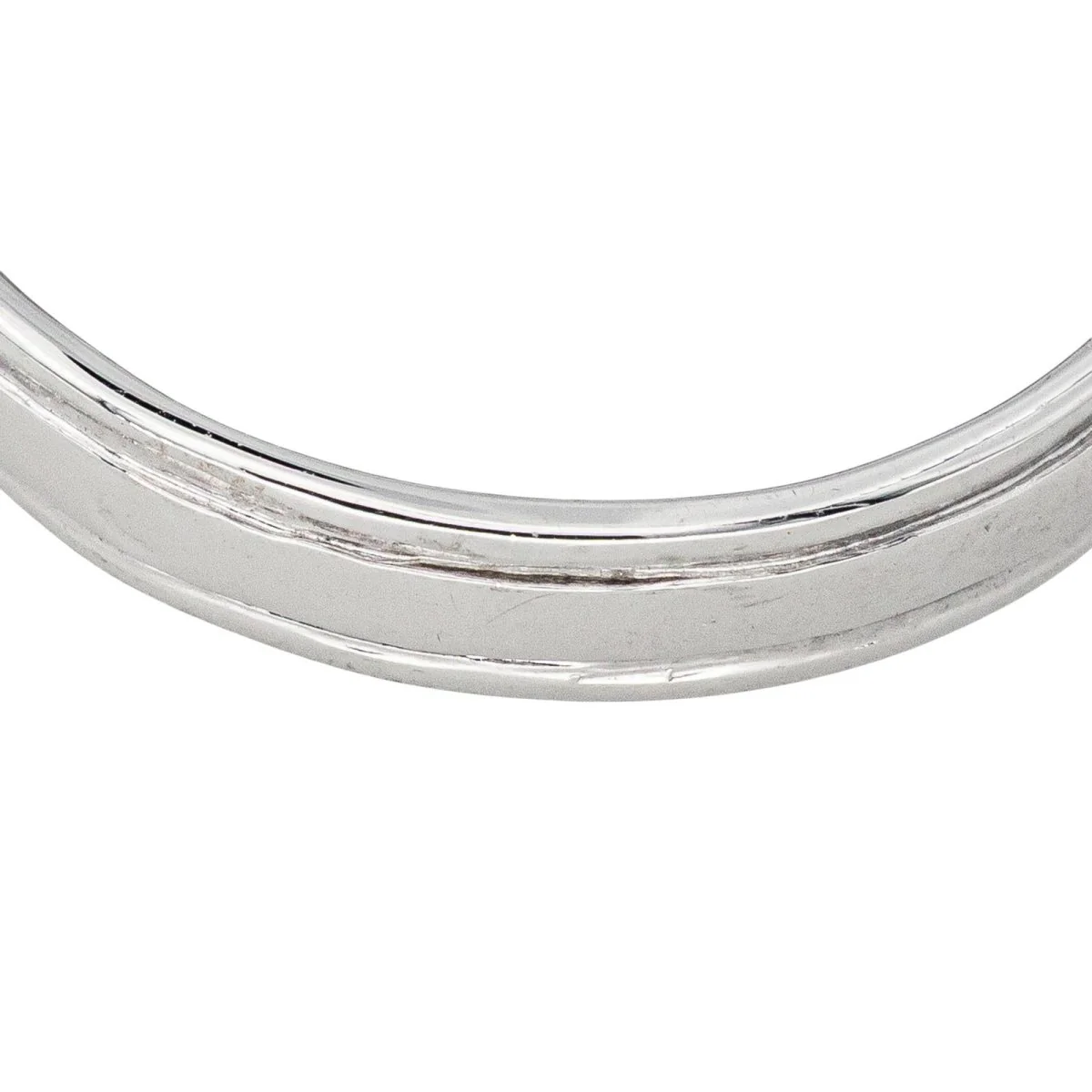 Bague Pompadour en or blanc, émeraude et diamants - Image 7