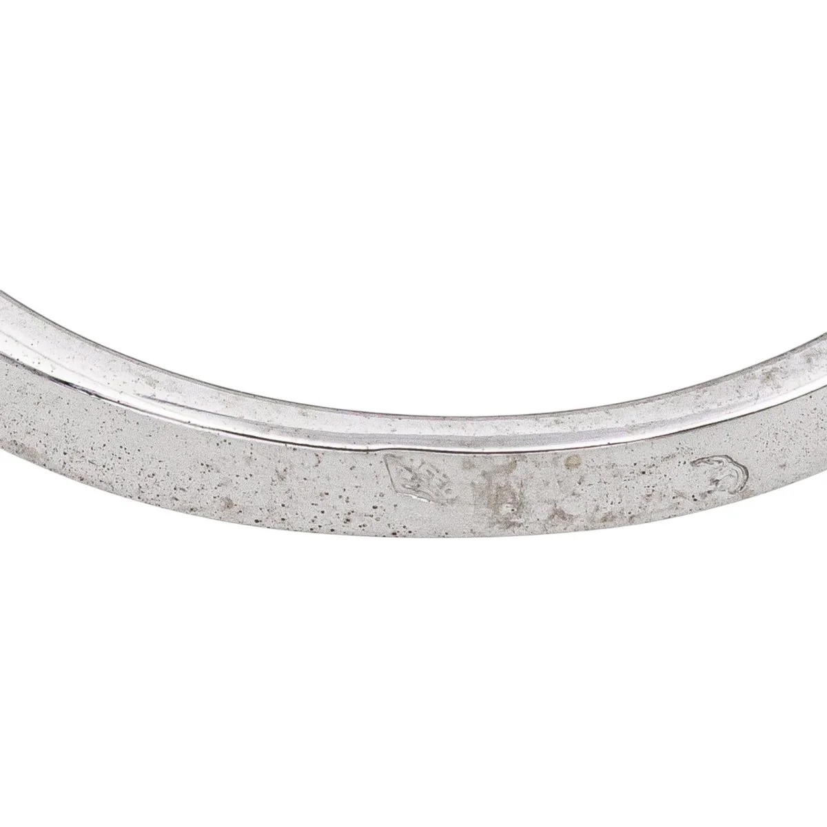 Bague Pompadour en or blanc, saphir et diamants - Image 7