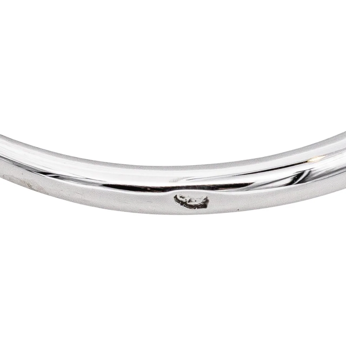 Bague Pompadour en or blanc, saphir et diamants - Image 6