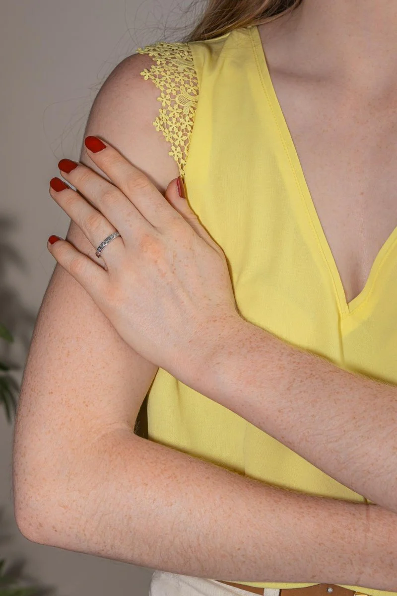 Bague  Pompadour Or jaune Emeraude - Image 2