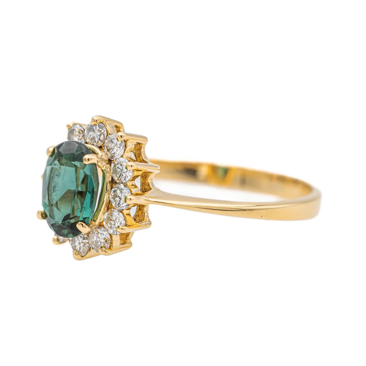Bague Pompadour Or jaune Tourmaline - Image 3