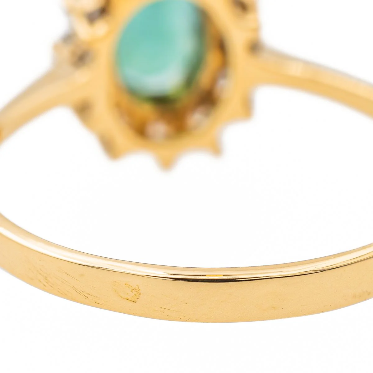 Bague Pompadour Or jaune Tourmaline - Image 6