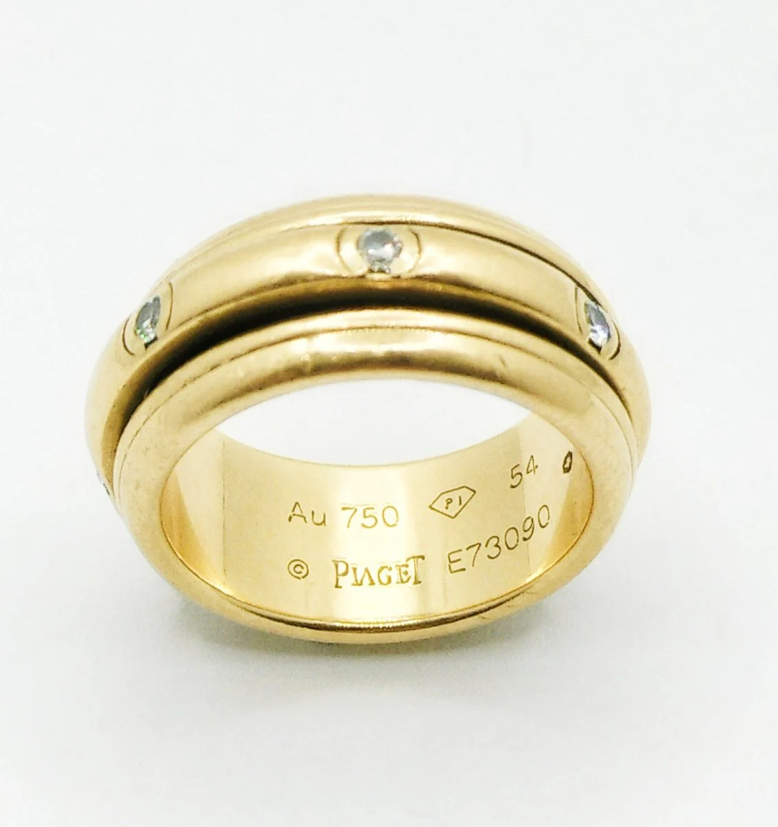 Bague Jonc PIAGET "Possession" en or jaune et diamants - Image 4