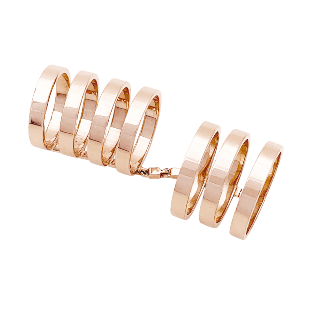 Bague REPOSSI "Berbere" en or rose - Image 4