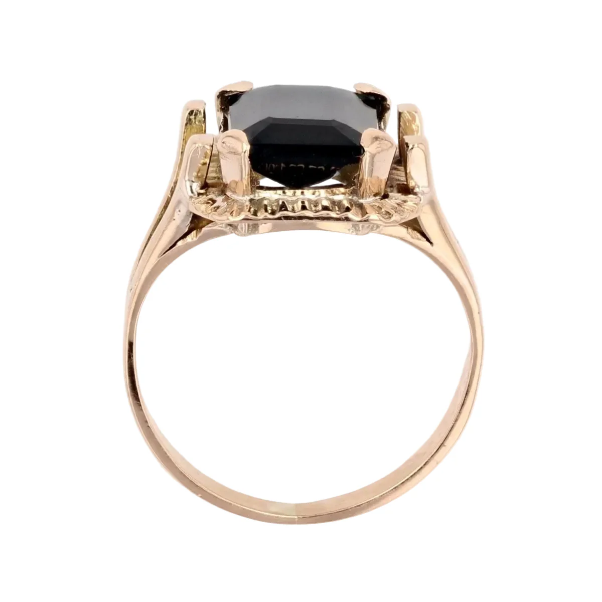 Bague Cocktail en or rose et tourmaline - Image 6