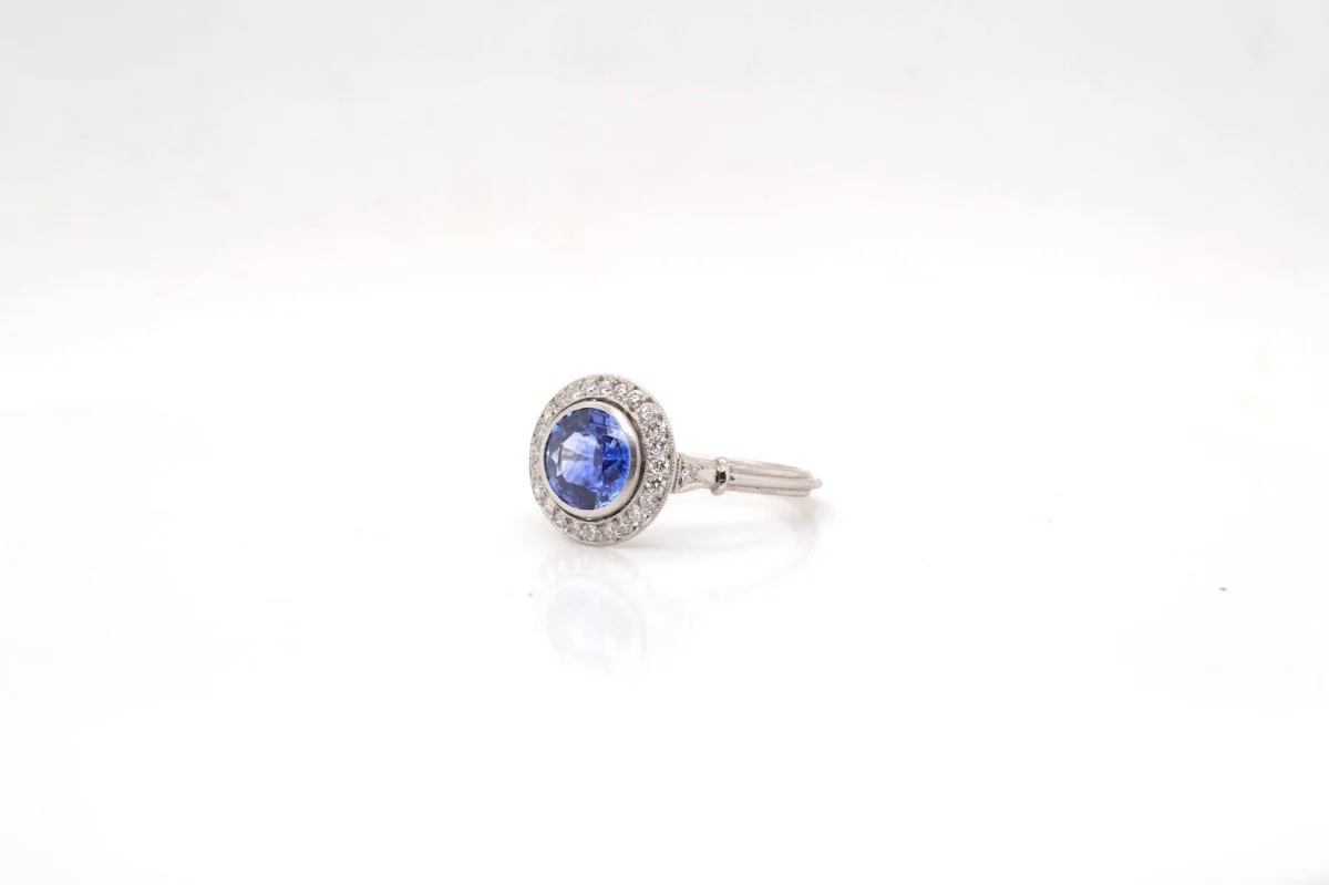Bague saphir de Ceylan - Image 4