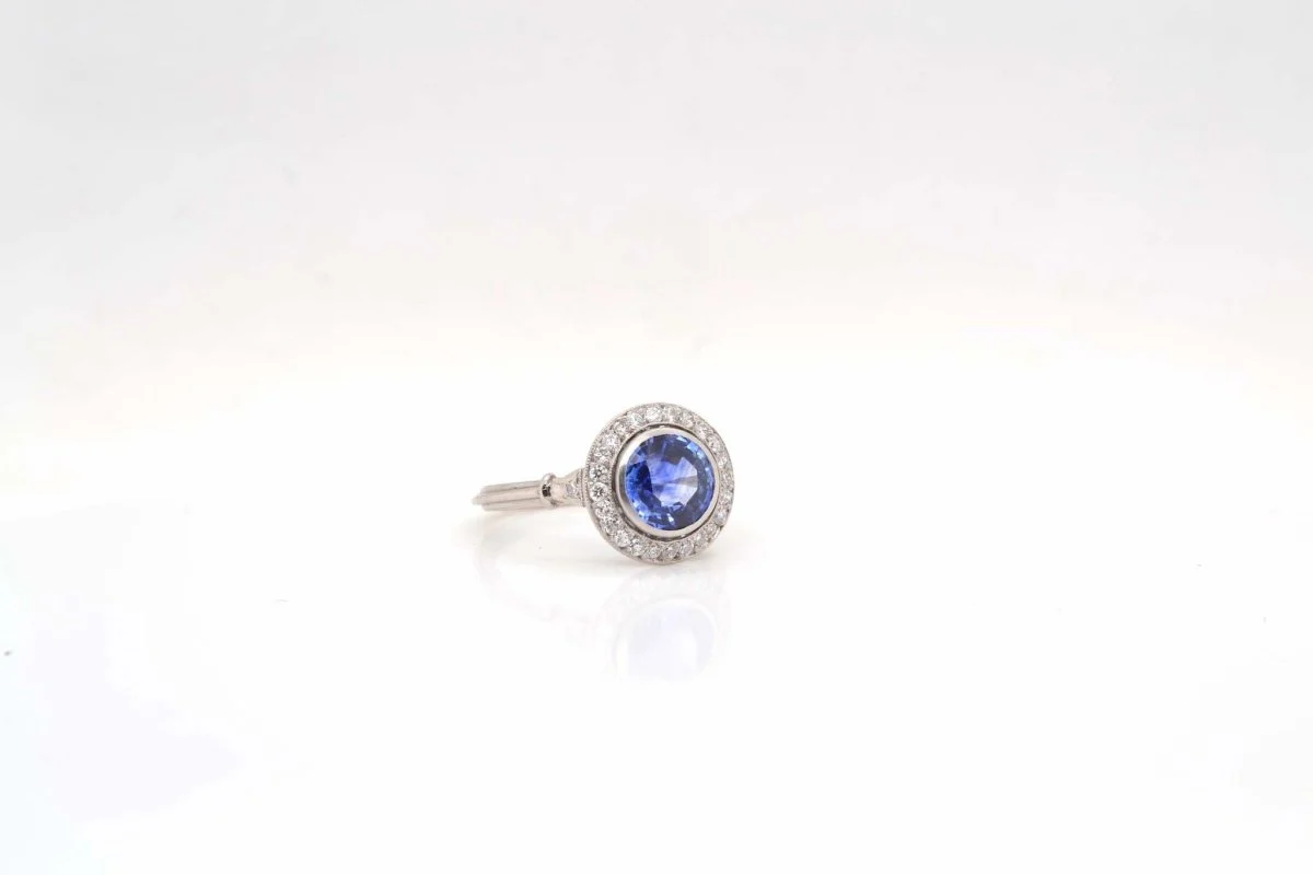 Bague saphir de Ceylan - Image 5