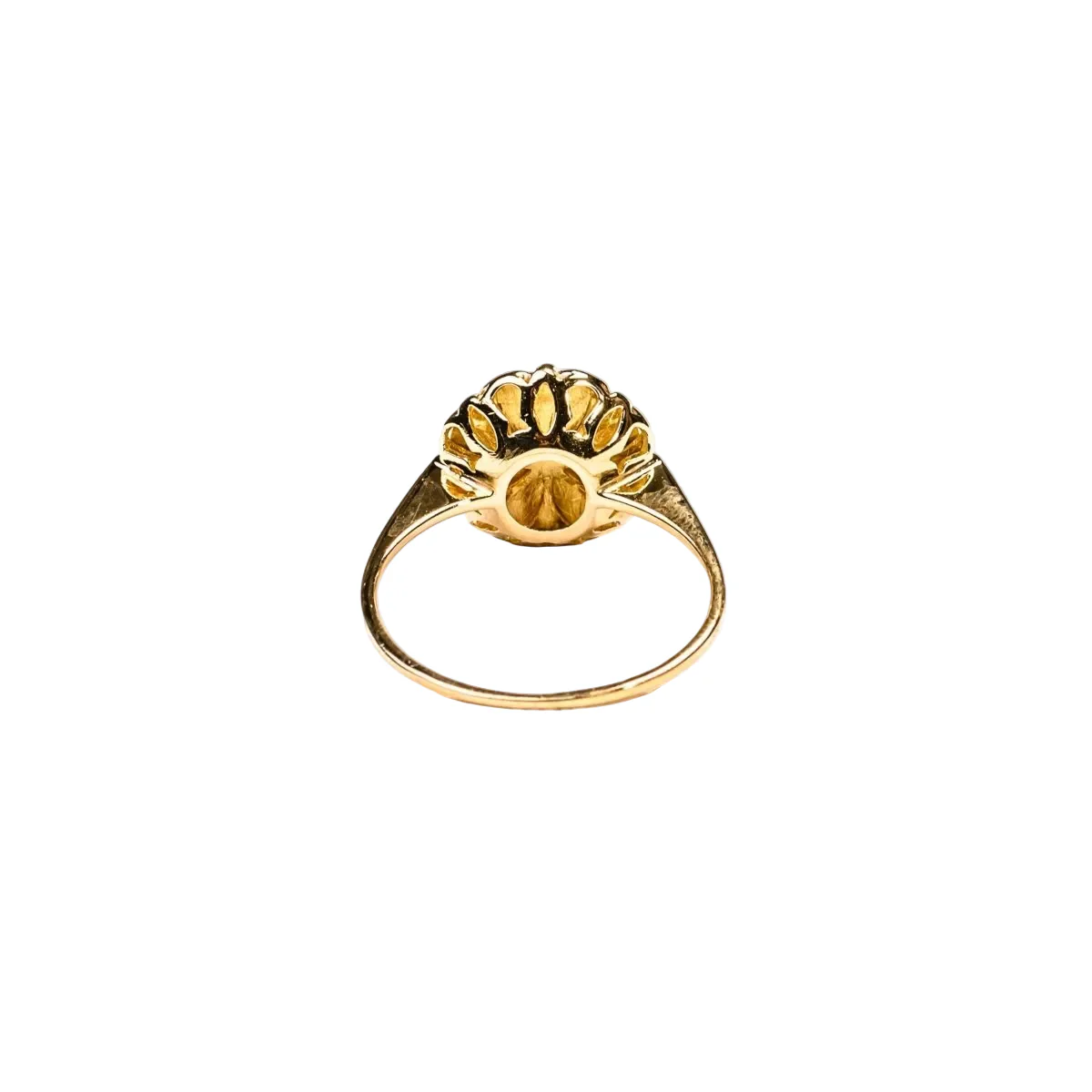 Bague sentimentale Augis, médaille d'amour en or jaune - Image 4