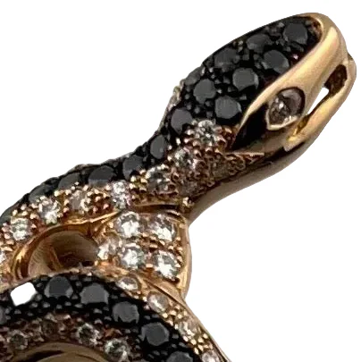 Bague Pavée en or rose et diamants - Image 3