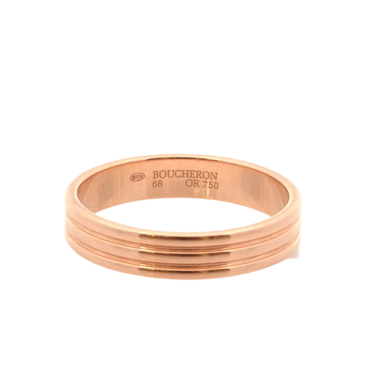 Bague Alliance BOUCHERON "Alliance Godron" en or jaune