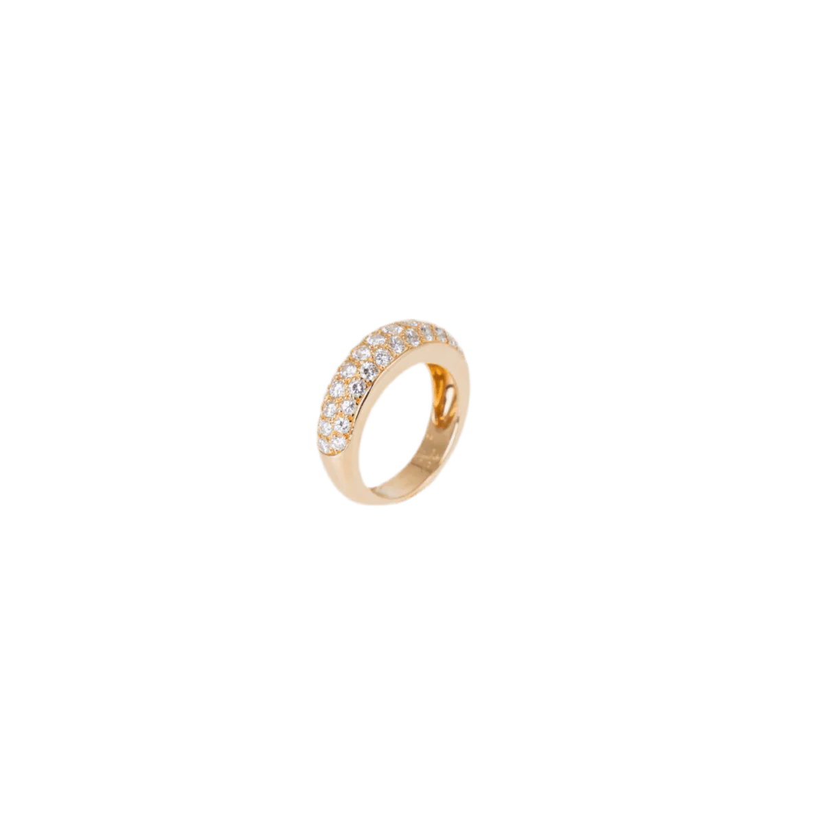 Bague CARTIER en or jaune et diamants - Image 3