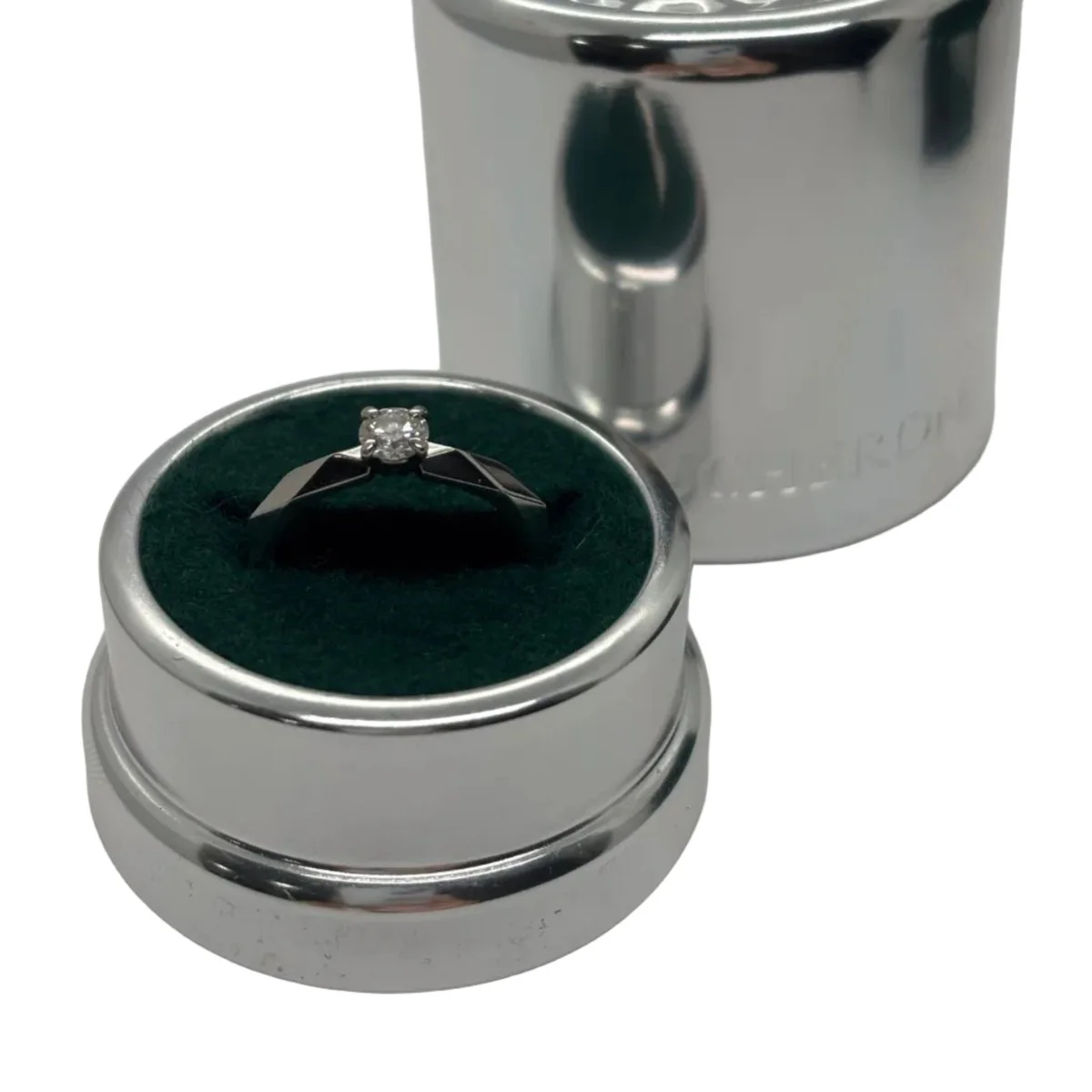 Bague Solitaire BOUCHERON en platine et diamant - Image 6