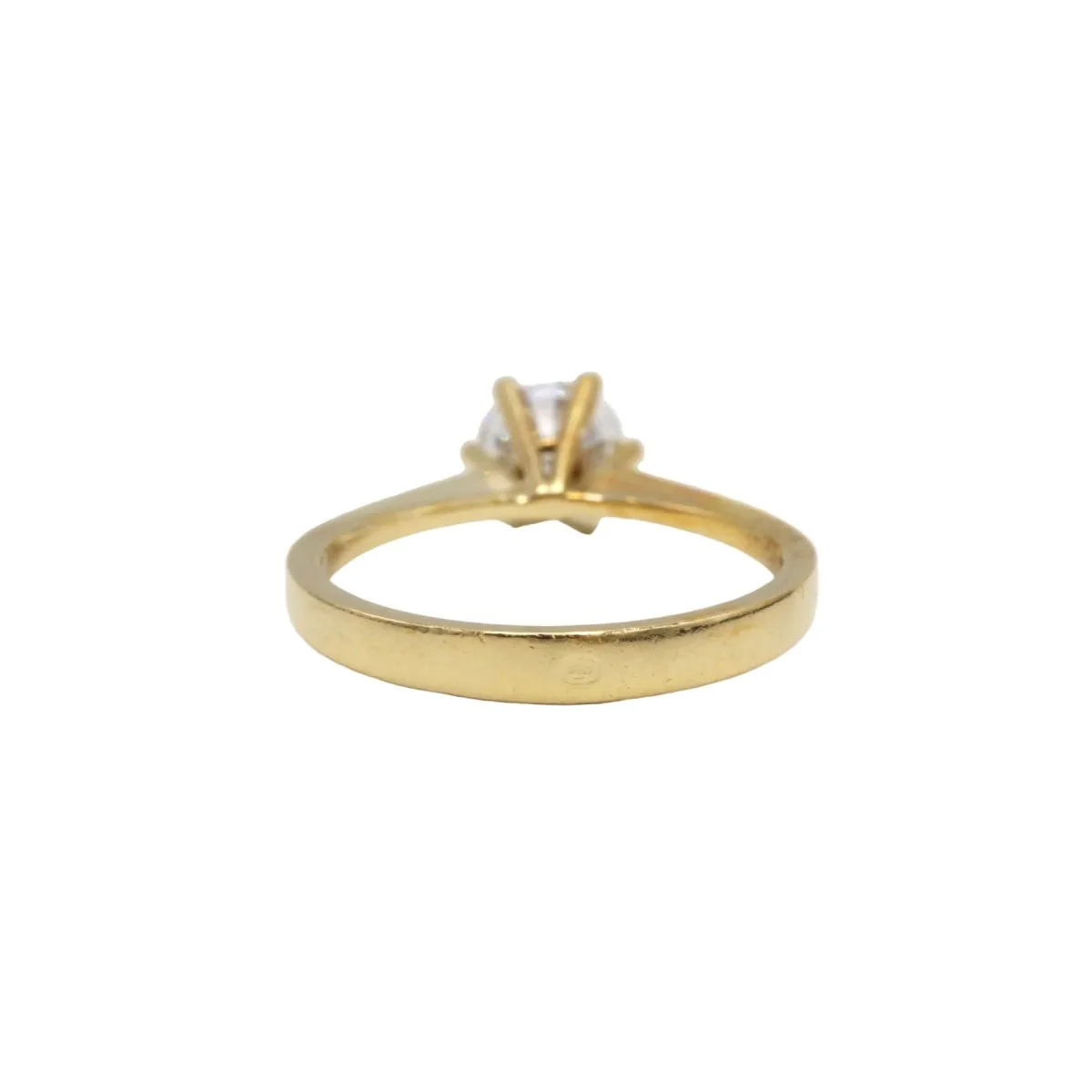 Bague Solitaire BUCHERER en or jaune et diamant - Image 6