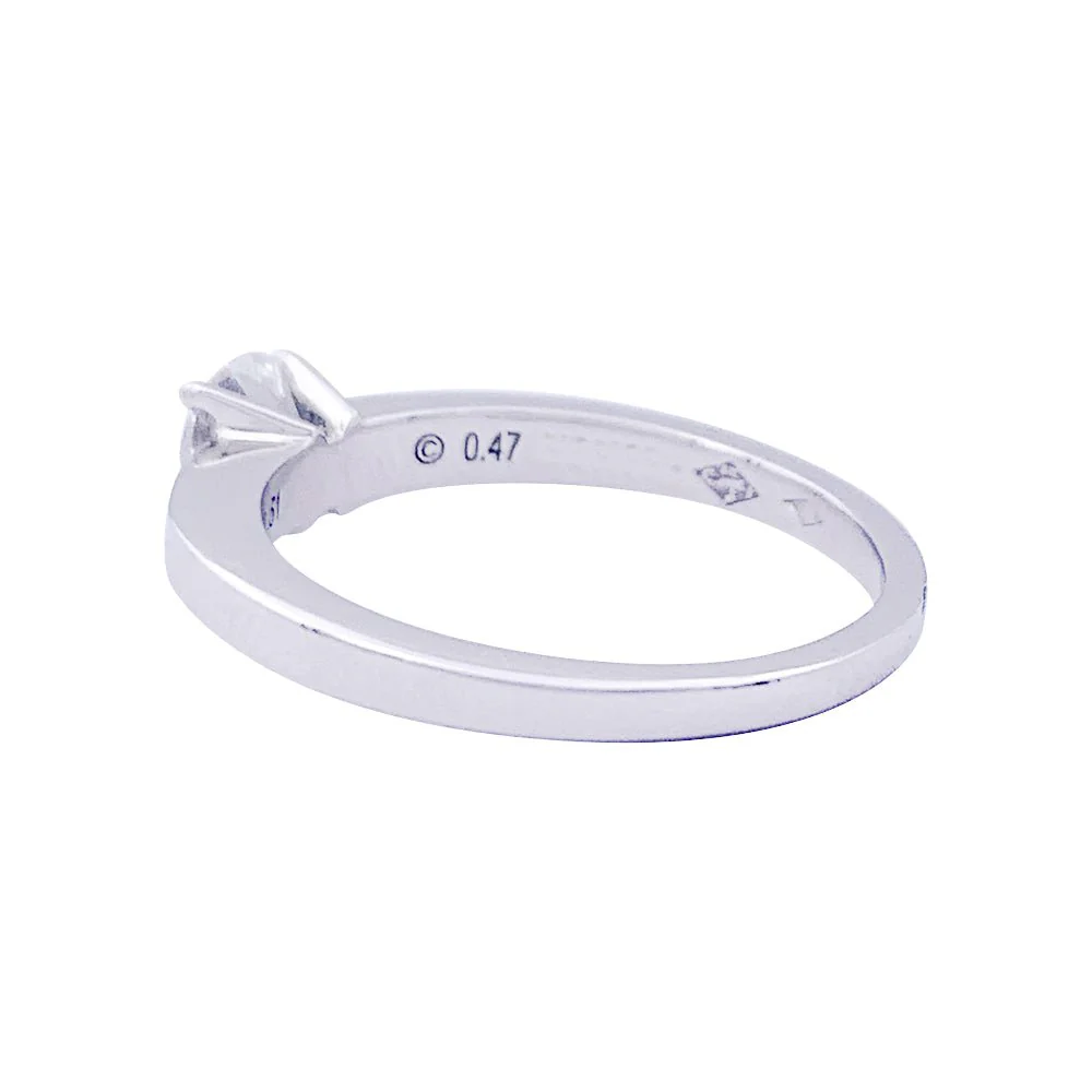 Bague Solitaire CARTIER "Déclaration" en platine et diamant - Image 5