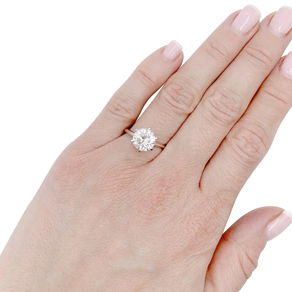 Bague solitaire diamant - Image 6