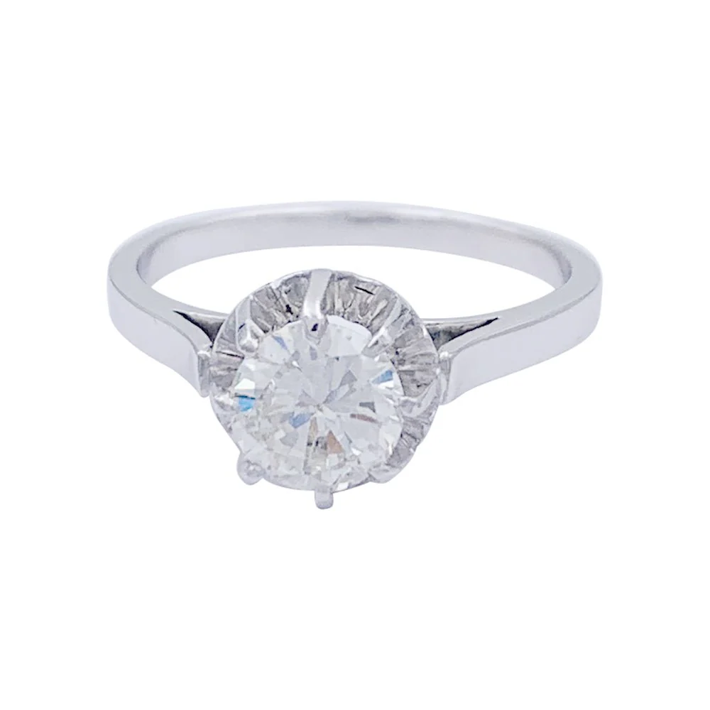 Bague solitaire diamant