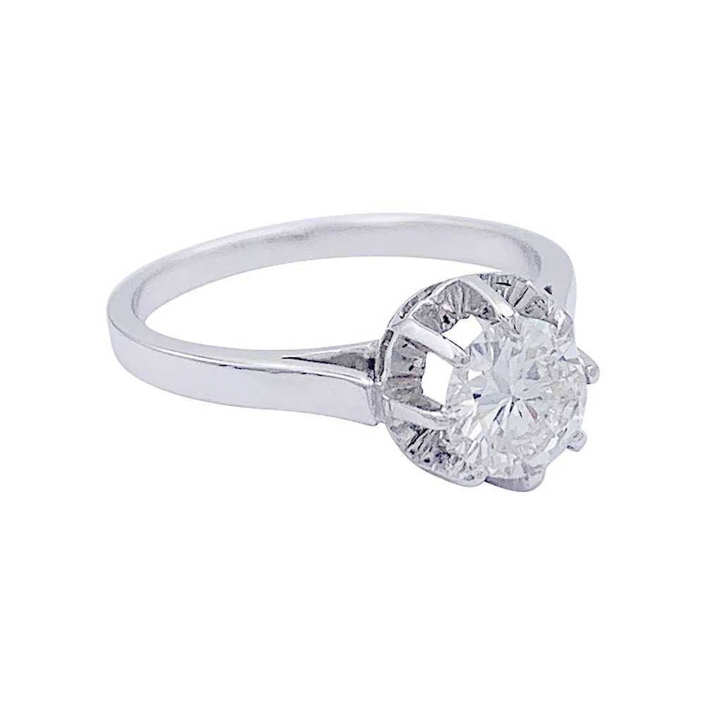 Bague solitaire diamant - Image 5