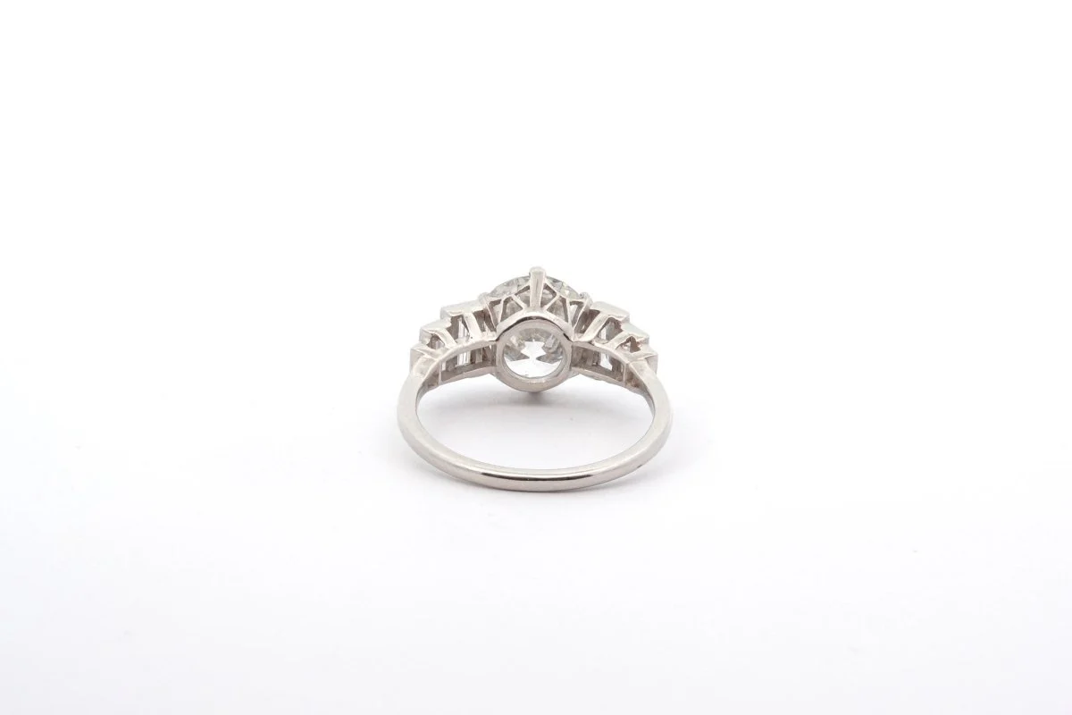 Bague solitaire diamant de 3,09cts G/SI2 - Image 5