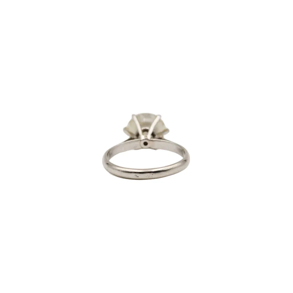 Bague Solitaire en or blanc et diamant - Image 14
