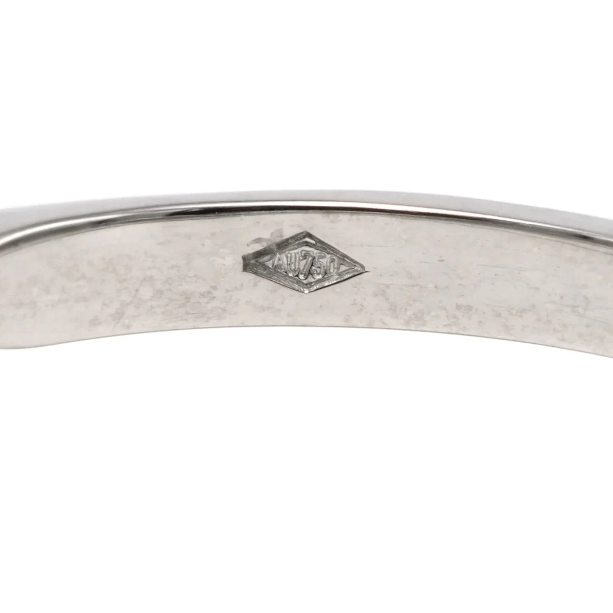 Bague Solitaire en or blanc et diamant - Image 7