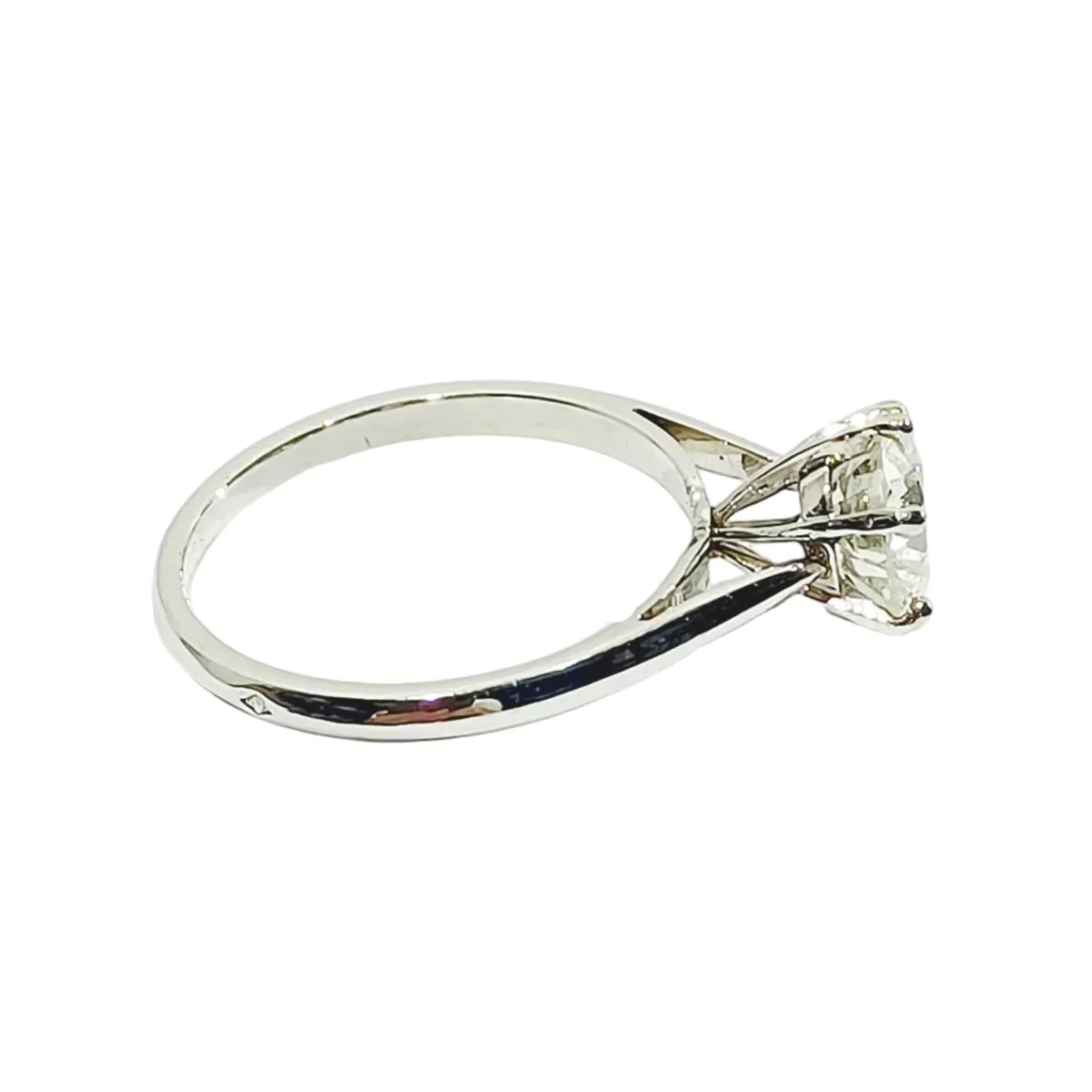Bague Solitaire MAUBOUSSIN en platine et diamant - Image 6