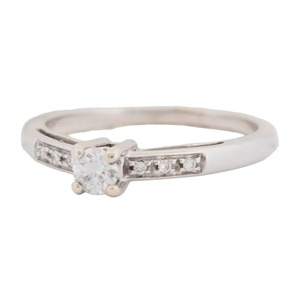 Bague Solitaire MAUBOUSSIN "Sel de ma vie" en or blanc et diamants - Image 2