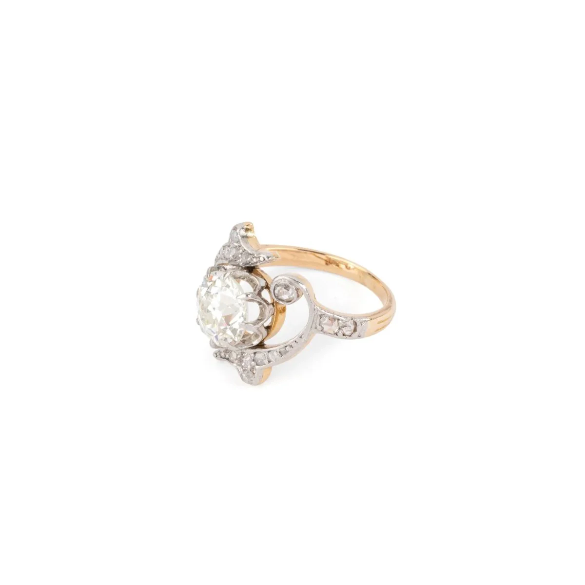 Bague solitaire Napoléon III - Image 6