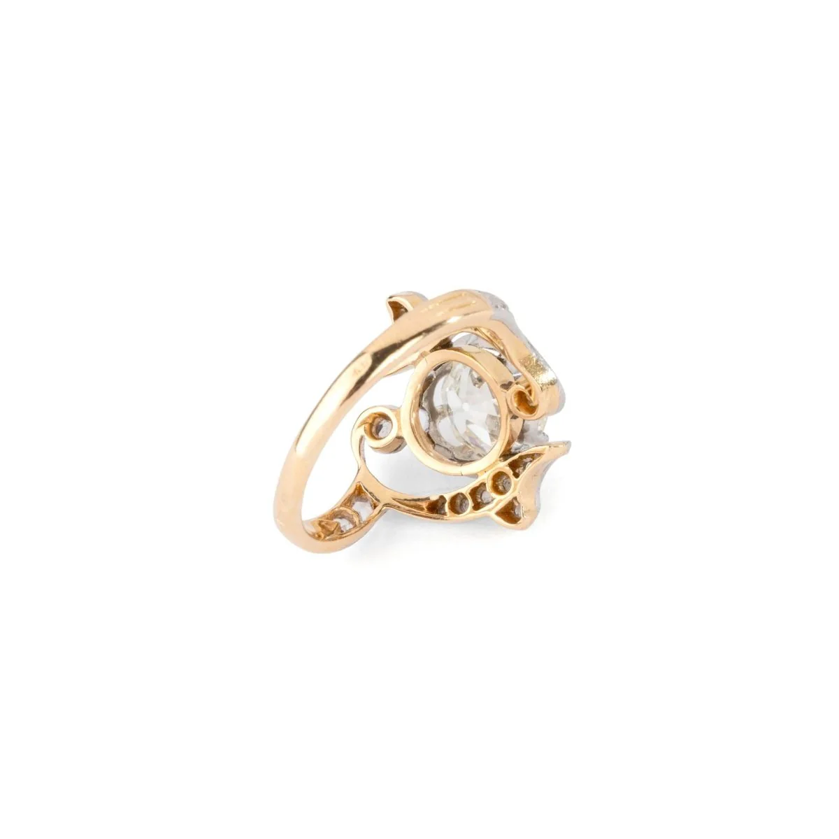 Bague solitaire Napoléon III - Image 7