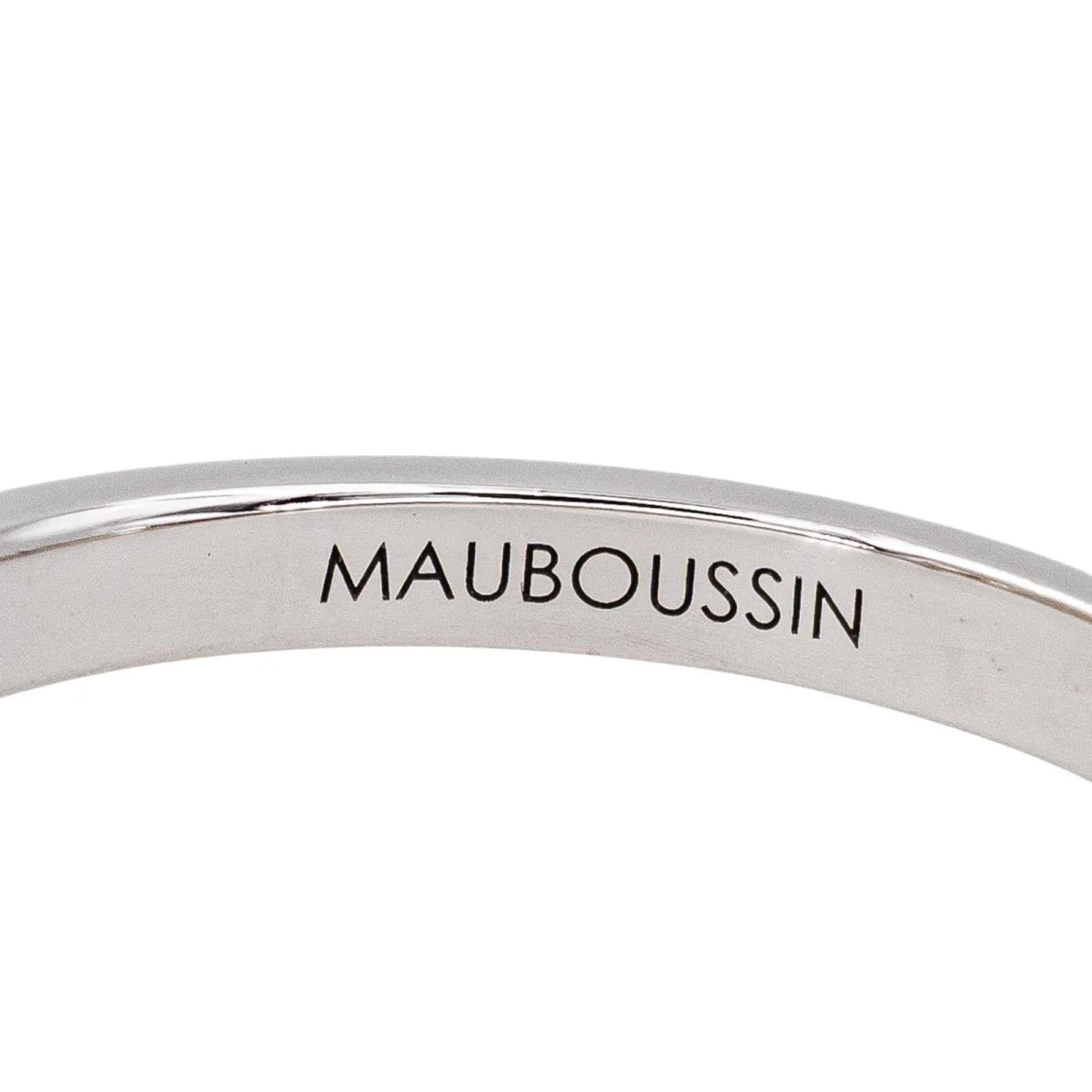 Bague Solitaire MAUBOUSSIN "Six de Toi" en or blanc et diamant - Image 7