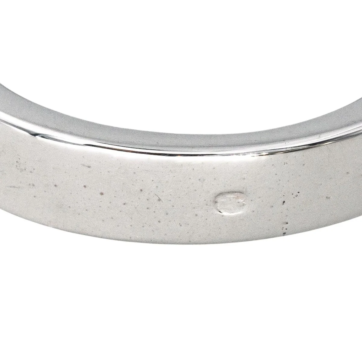Bague Solitaire en or blanc et diamants - Image 7