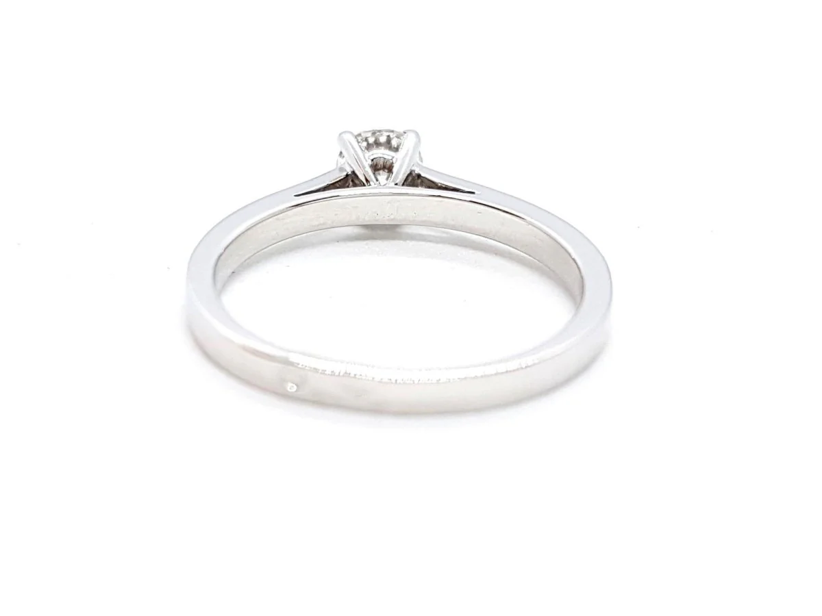 Bague Solitaire Or blanc Diamant - Image 25
