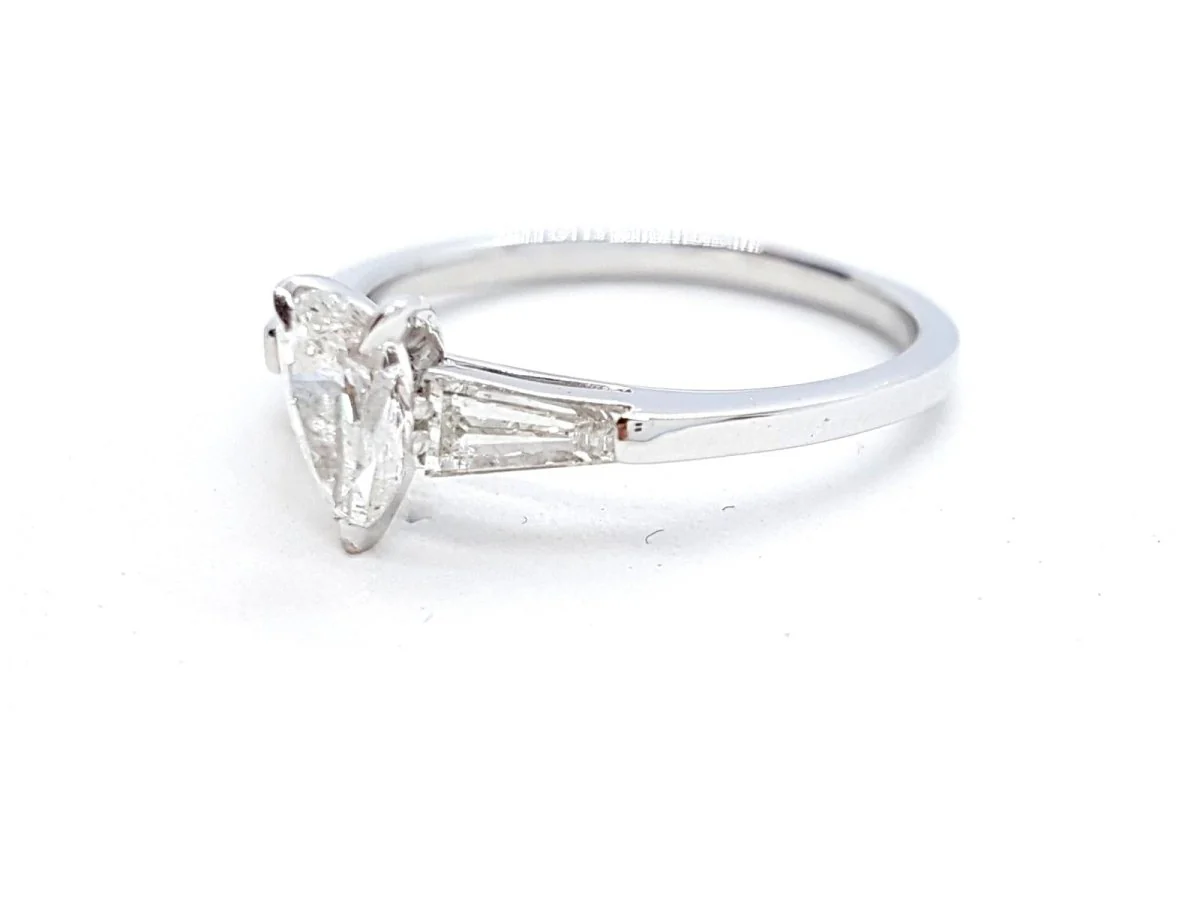 Bague Solitaire Or blanc Diamant - Image 10