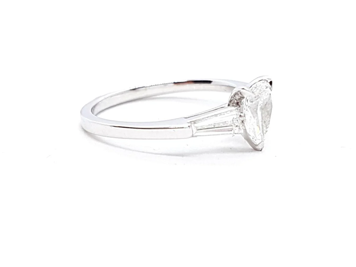 Bague Solitaire Or blanc Diamant - Image 14