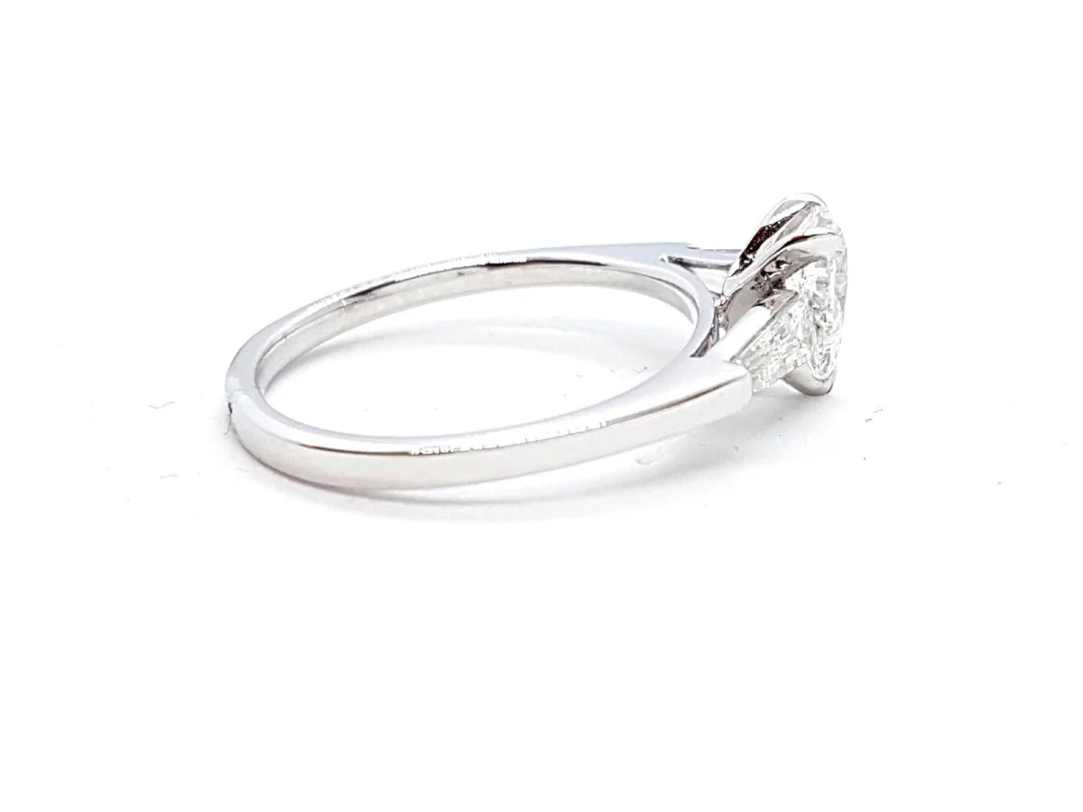 Bague Solitaire Or blanc Diamant - Image 15