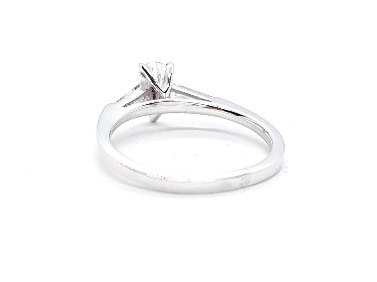 Bague Solitaire Or blanc Diamant - Image 16