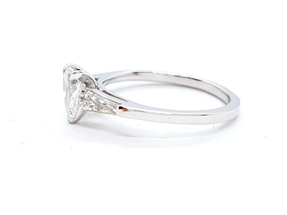 Bague Solitaire Or blanc Diamant - Image 9