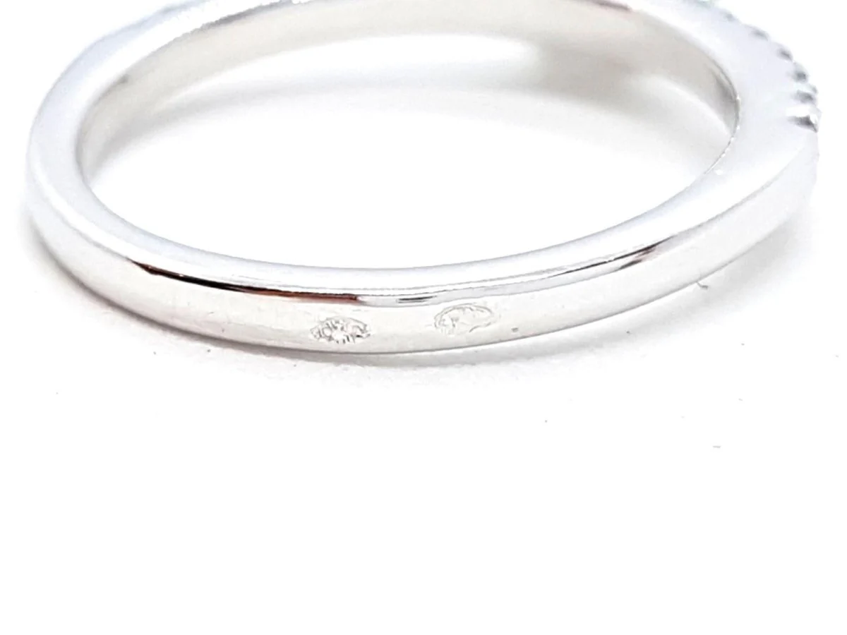 Bague Solitaire Or blanc Diamant - Image 9