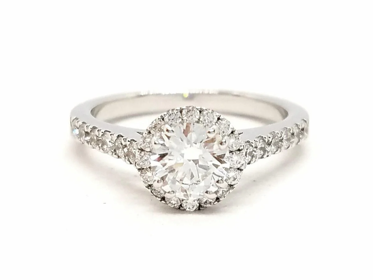 Bague Solitaire Or blanc Diamant - Image 17