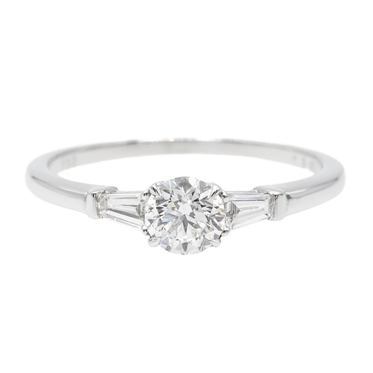 Bague Solitaire Or blanc Diamant