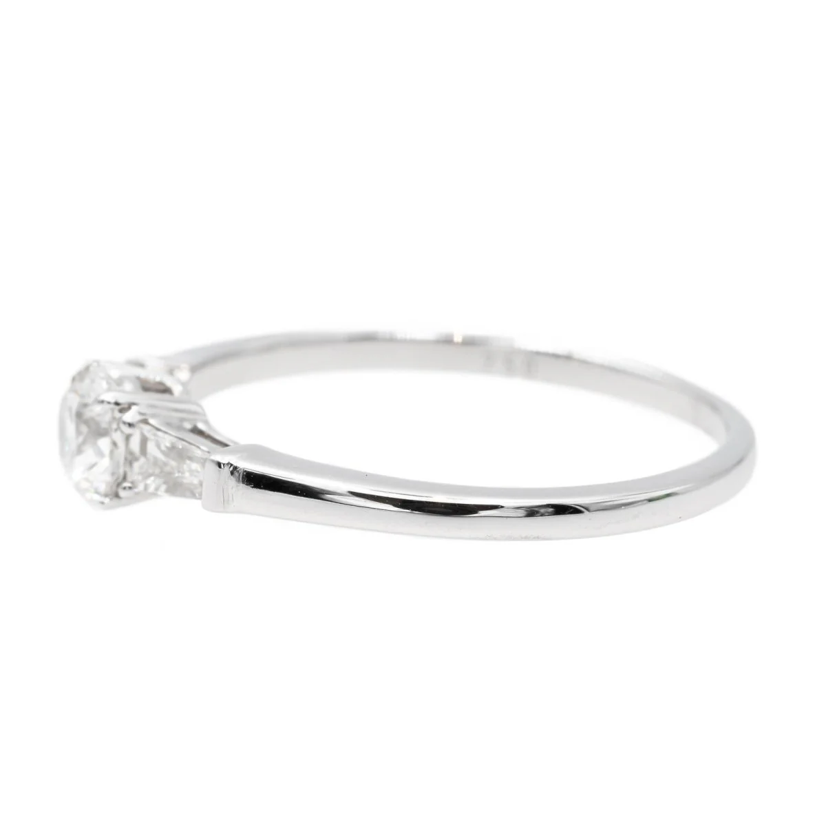 Bague Solitaire Or blanc Diamant - Image 3