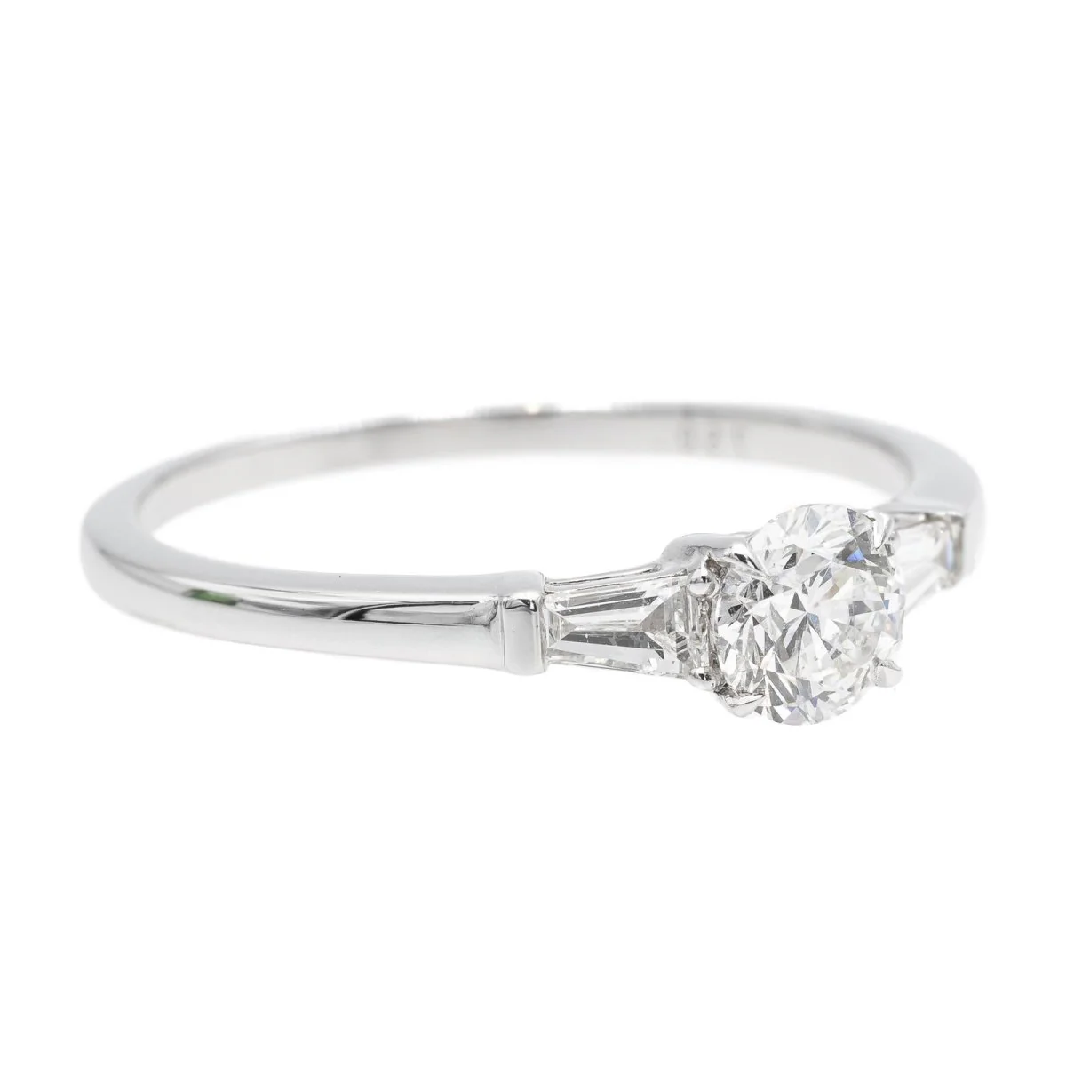 Bague Solitaire Or blanc Diamant - Image 6