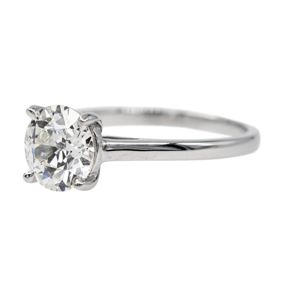Bague Solitaire Or blanc Diamant - Image 3