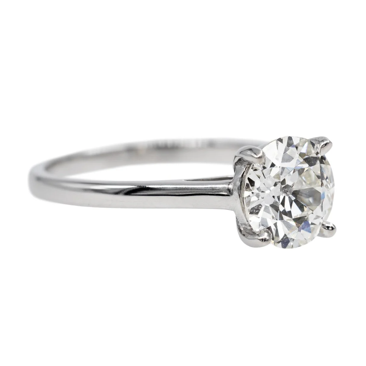 Bague Solitaire Or blanc Diamant - Image 7