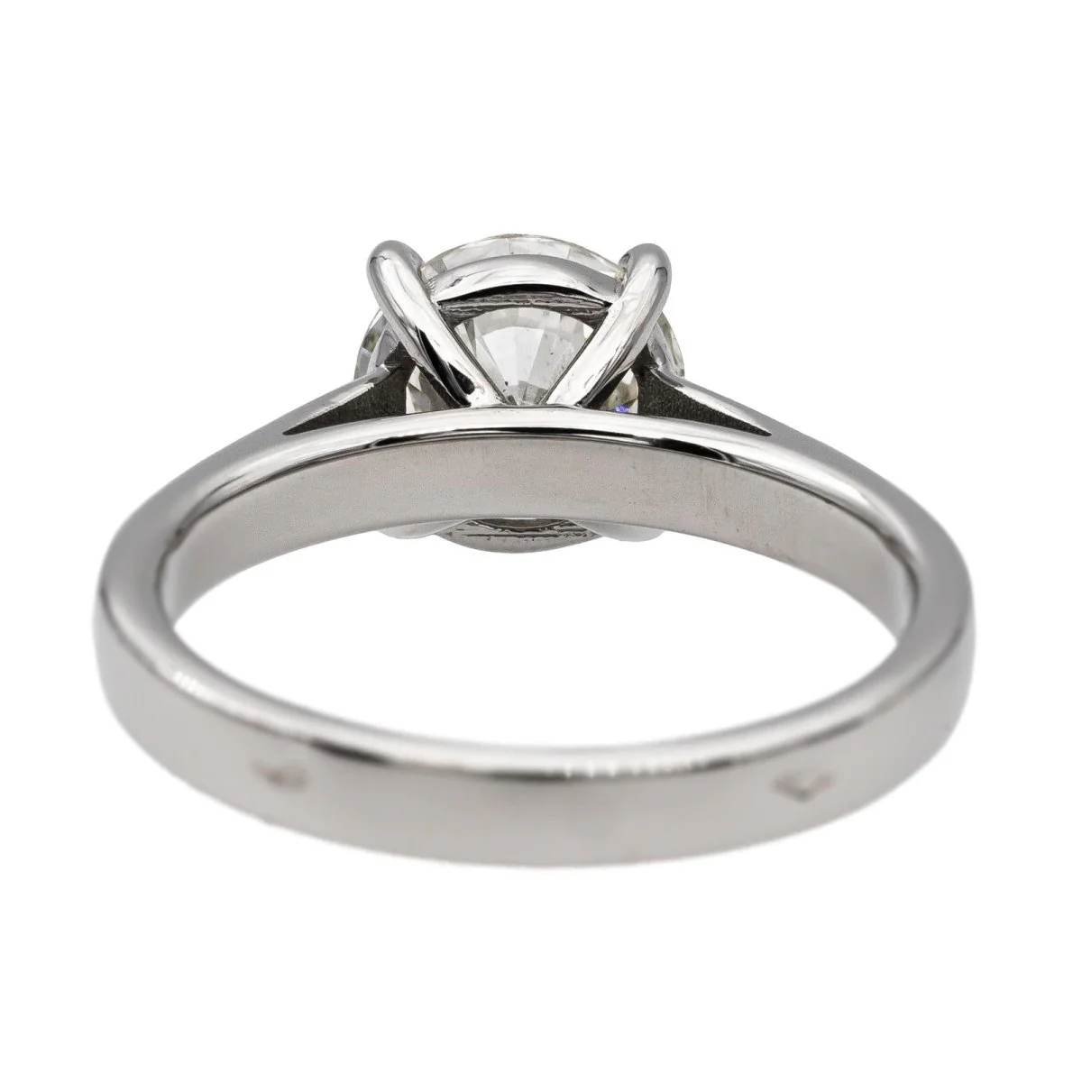 Bague Solitaire Or blanc Diamant - Image 6